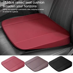 Coussin Siège Voiture Rehausseur Ergonomique Incliné Soutien Lombaire Posture Mousse Haute Densité Similicuir Antidérapant Amovible Lavable Respirant Universel Bureau Fauteuil Coussin Siège Voiture Rehausseur Ergonomique Incliné Soutien Lombaire Posture Mousse Haute Densité Similicuir Antidérapant Amovible Lavable Respirant Universel Bureau Fauteuil