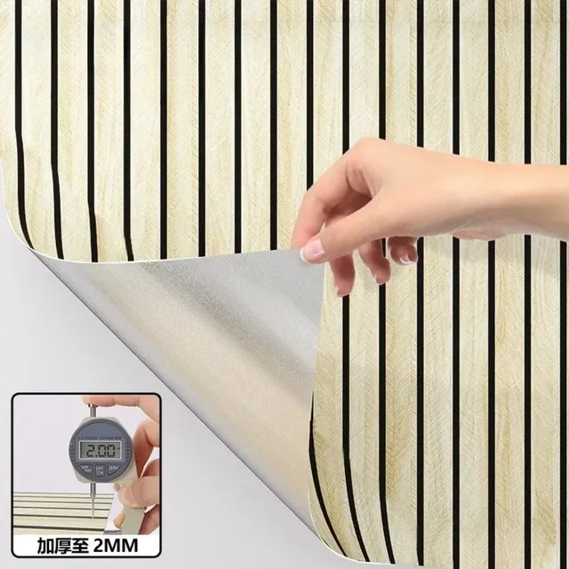 Panneaux muraux 3D en fausse bois – vue 6