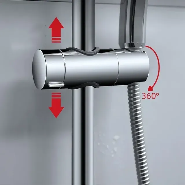 Support de pomme de douche universel réglable 18 ~ 25mm – vue 5
