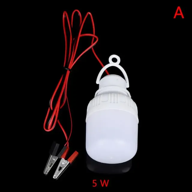 LED ampoule lampe de secours ampoule 12V cordon pince… – vue 3