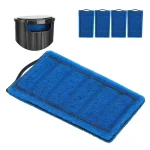 Filtre à charbon bleu pour aquarium, remplacement de tortue, accessoires d&rsquo;aquarium, adhérence du filtre