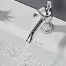 Robinet de lavabo à trou unique en laiton chromé rétro – vue 3