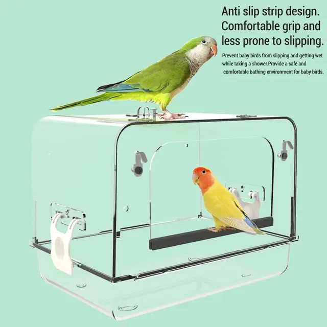 Boîte de bain d'oiseaux pour Cage – vue 2