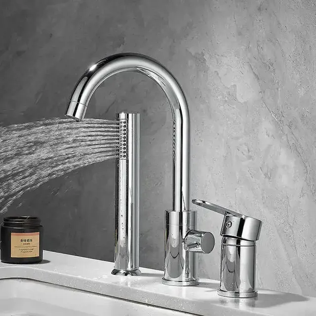 Robinet de baignoire-douche de salle de bains