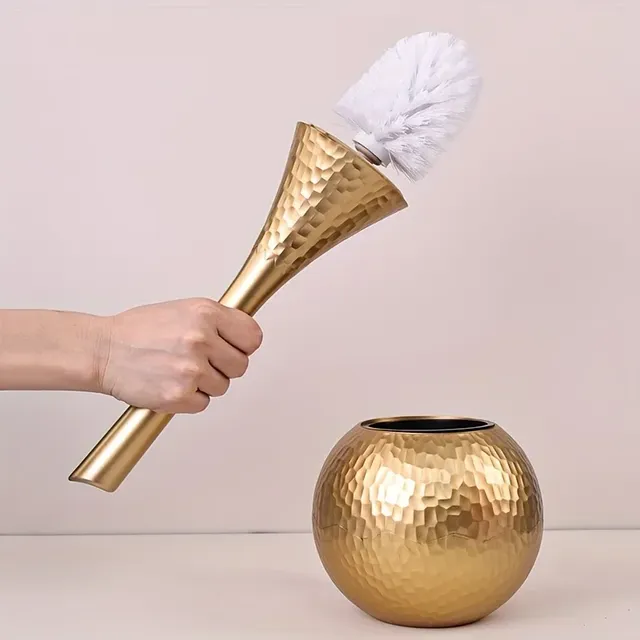 Brosse de nettoyage dorée haut de gamme – vue 3