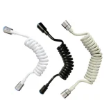 Tuyau de douche télescopique tuyau à ressort en spirale toilette Bidet pulvérisateur ligne téléphonique tuyau de plomberie accessoires de salle de bains 150 cm 200 cm