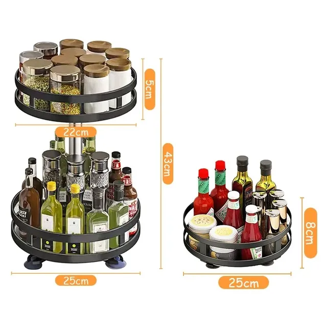 360 ° Étagère à épices rotative – vue 5