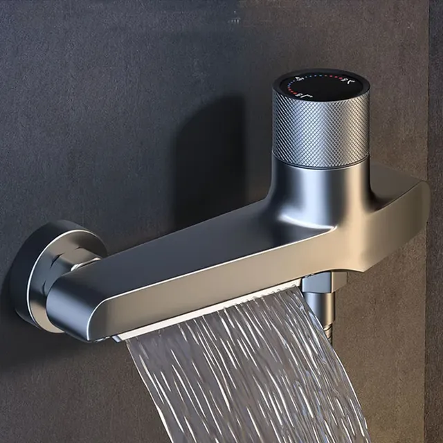 Robinet mitigeur de salle de bains et de douche en laiton – vue 5