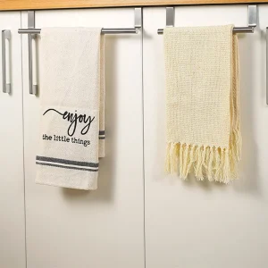 Porte-serviettes en acier inoxydable, pour salle de bains, armoire de cuisine, porte, organisateur suspendu, étagère murale, barre à serviettes