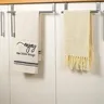 Porte-serviettes en acier inoxydable – vue 1