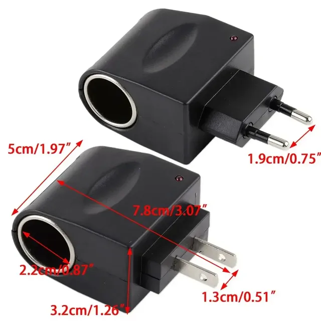 Adaptateur secteur avec prise de voiture – vue 6
