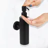 Distributeur savon mural noir mat acier inoxydable 304… – vue 6