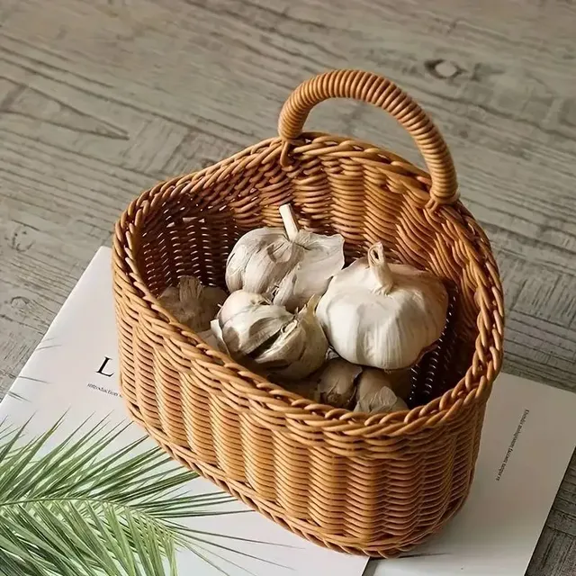 Panier de rangement tissé de Style ferme de campagne – vue 4