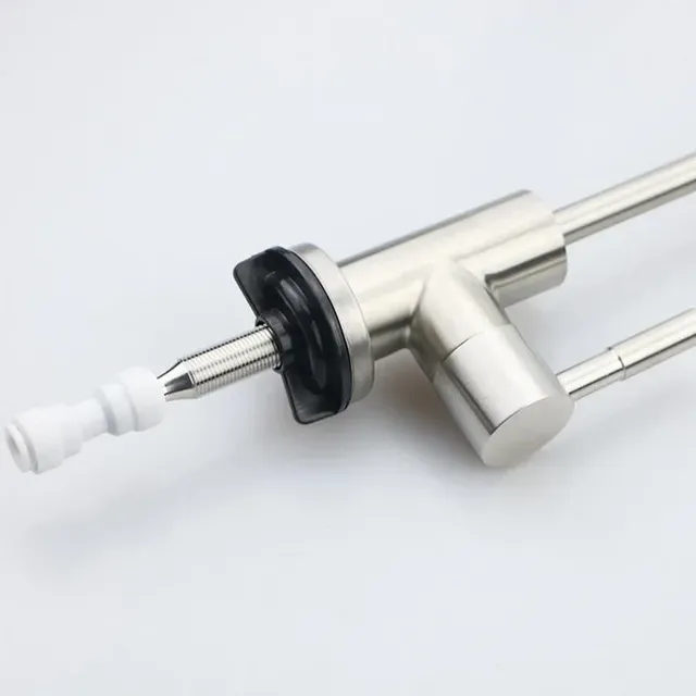 Robinet de cuisine en acier inoxydable noir – vue 7