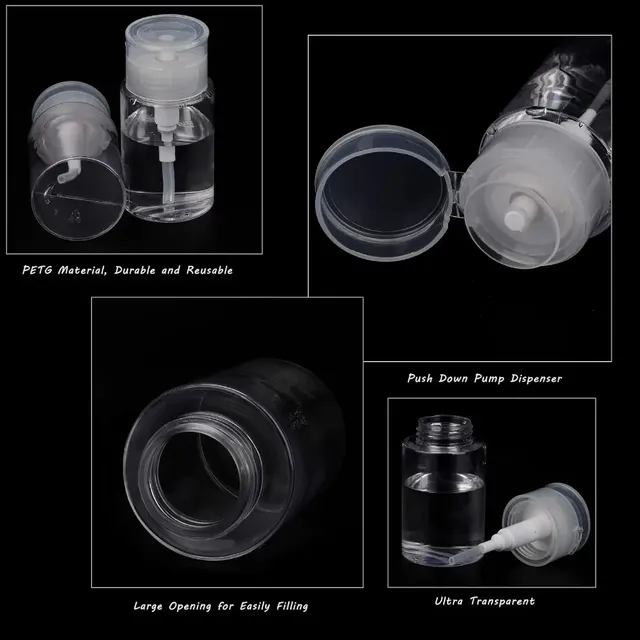 Bouteille à pompe à pression vide rechargeable de 100ml – vue 6