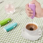 Mélangeur électrique avec mini poignée, accessoires de cuisine, mousseur, fouet, agitateur, batteur à œufs, lait, café, boissons, outils de cuisine, centre commercial