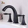 Mitigeur lavabo trois trous pont monté double poignées… – vue 5