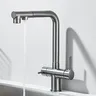 Robinet d'évier de cuisine extractible filtré