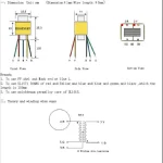 Transformateur microphone ruban miniature rapport 37 1 impédance balun boîtier résiné jaune compact noyau permalloy bobinage six conducteurs