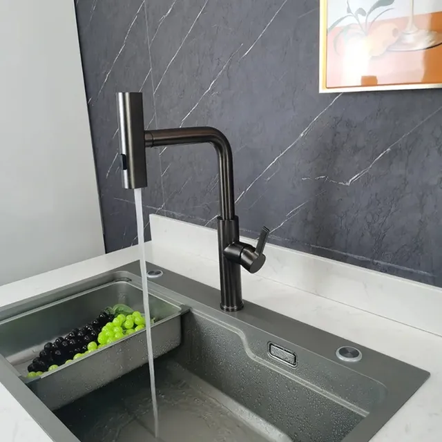 Robinets de cuisine noirs gris – vue 6