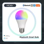 MOES – ampoule Led intelligente Bluetooth, variable, 9W, E27, TUYA, couleur de lumière de fête, variateur réglable, Alexa google Voice