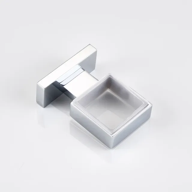 Distributeur savon mural céramique pompe chromée support… – vue 4