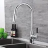 Robinet d'évier de cuisine gris canon – vue 5