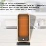 Chauffage électrique portable compact céramique PTC 500W… – vue 5