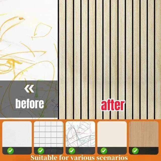 Panneau autocollant mural 3D – vue 5