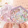 Autocollant 3D bricolage scène de cabine… – vue 1