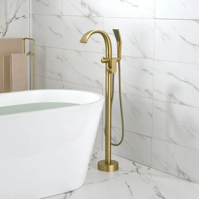 Robinet de baignoire cascade sur pied – vue 4