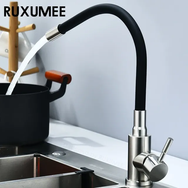 Robinet de cuisine Flexible rotatif à 360 degrés en… – vue 5