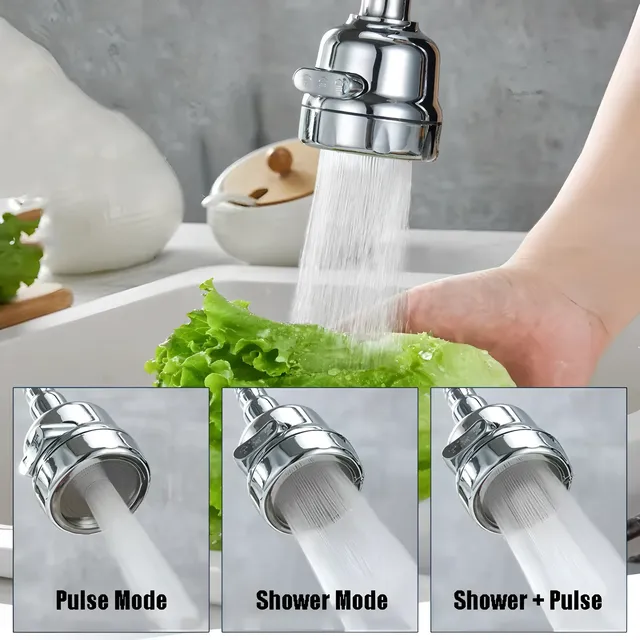 Buse de robinet de cuisine en acier inoxydable – vue 2