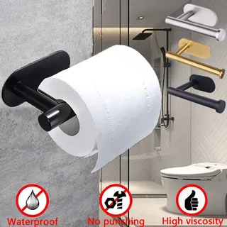Porte papier toilette adhésif inoxydable 304 mural anticorrosion…