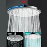 Pommeau de Douche Noir à Grand Débit Rond – vue 3