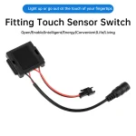 Interrupteur à capteur tactile 36W DC5-12V 3A, lumière LED à gradation intelligente, réglage de la température de couleur 1/2, interrupteur à pavé tactile Compact