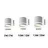Cylindre réglable LED Downlights 12W 20W COB LED… – vue 4