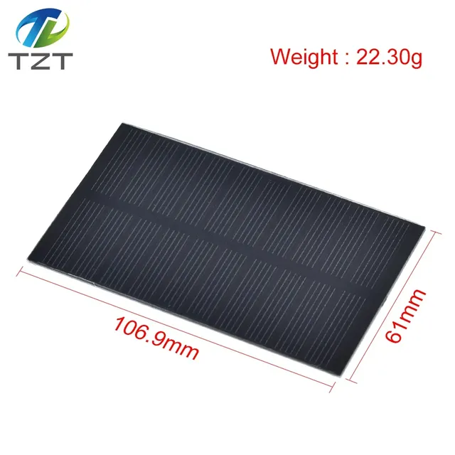 Panneau solaire 1W 5V électronique bricolage petit… – vue 3