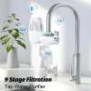 purificateur eau robinet filtre composite céramique neuf étapes amovible lavable cartouches remplaçables minéraux conservés installation sans outils débit élevé purificateur eau robinet filtre composite céramique neuf étapes amovible lavable cartouches remplaçables minéraux conservés installation sans outils débit élevé