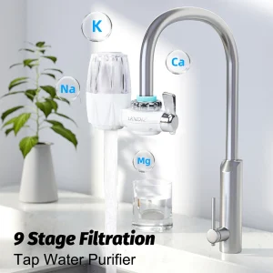 Purificateur d’eau du robinet, filtre amovible et lavable, petit filtrage physique pour la maison, cuisine, un élément filtrant Purificateur d’eau du robinet, filtre amovible et lavable, petit filtrage physique pour la maison, cuisine, un élément filtrant
