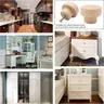 10 pièces poignée d'armoire en bois solide poignée de… – vue 6