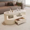 Table basse ovale au Design moderne – vue 3