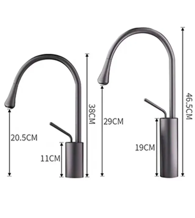 Robinets de lavabo extractibles pour salle de bains – vue 5