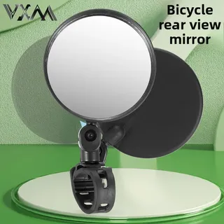 Rétroviseur vélo rond convexe grand angle guidon réglable rotule…