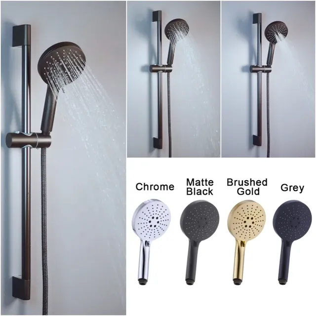 Ensemble de colonnes de douche noires – vue 2