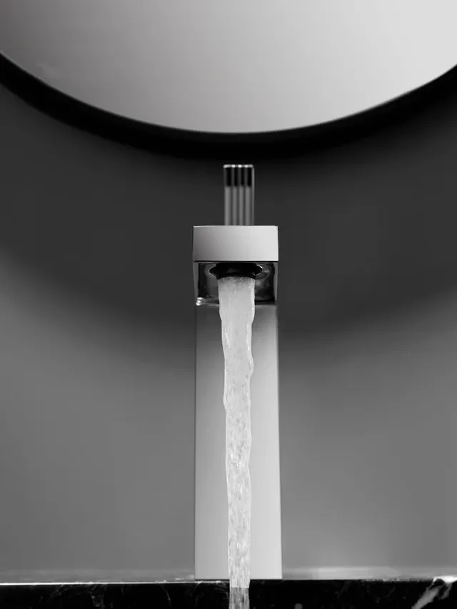 Mitigeur lavabo monocommande bec cascade jet plat… – vue 3