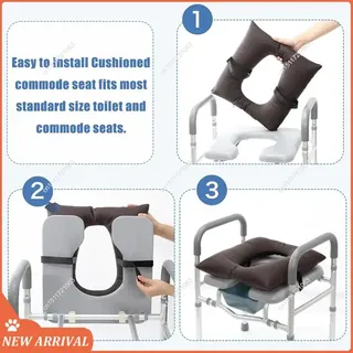 Coussin siège toilette portable personnes âgées handicapés rembourrage…