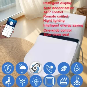 App siège de Bidet couvercle automatique pour sanitaire japon siège de toilette Cuvette Wc jet d eau Wc Japonais Lavant Sechant Electrique AI toilette