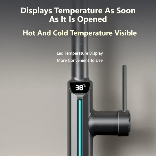 Nouveau mitigeur de robinet de cuisine extractible – vue 2