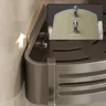 Étagère de salle de bain noire pour douche – vue 4